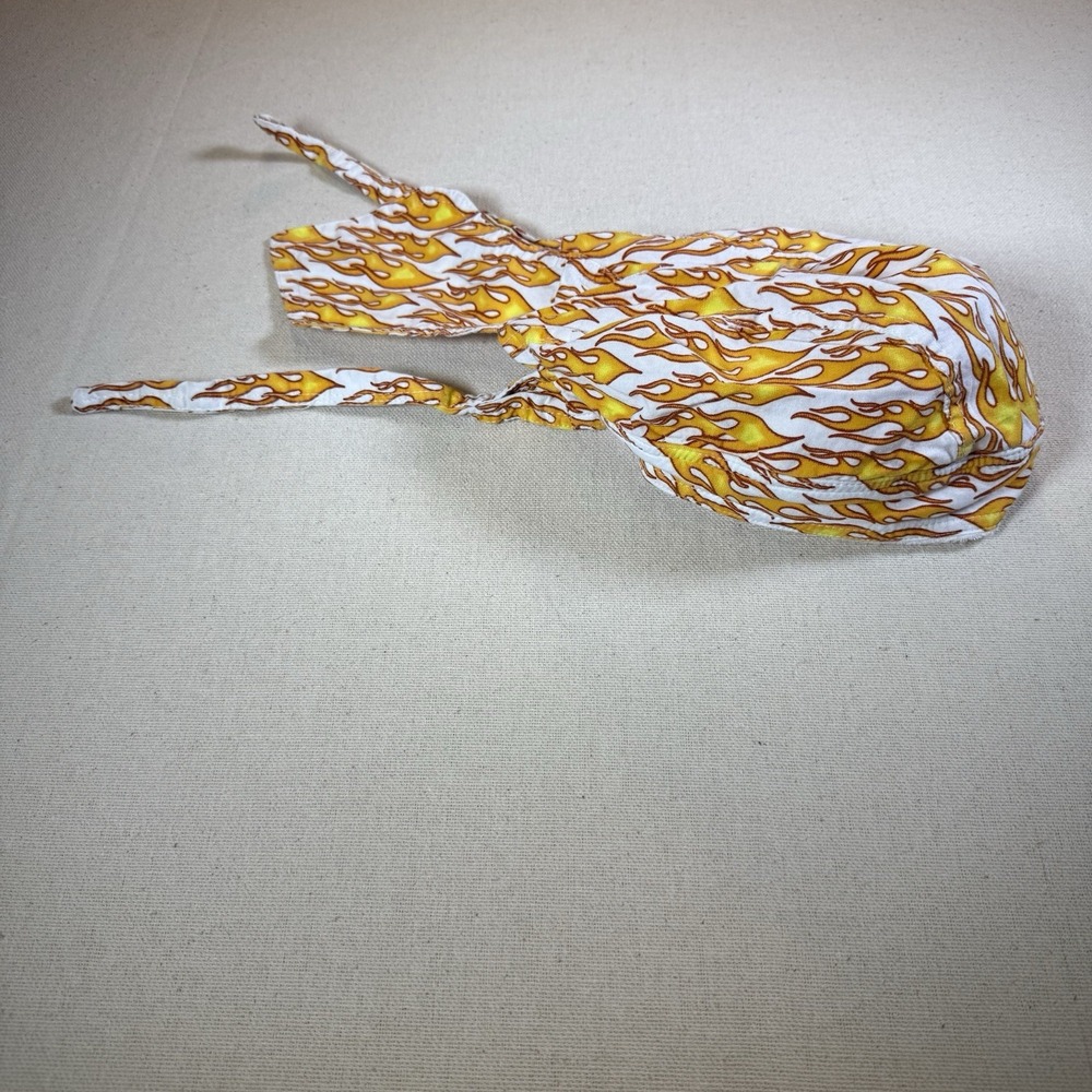 Motorcycle Helmet Liner Head Wrap Flames Biker Bagger Chopper Ape Hanger Touring - Picture 3 of 7